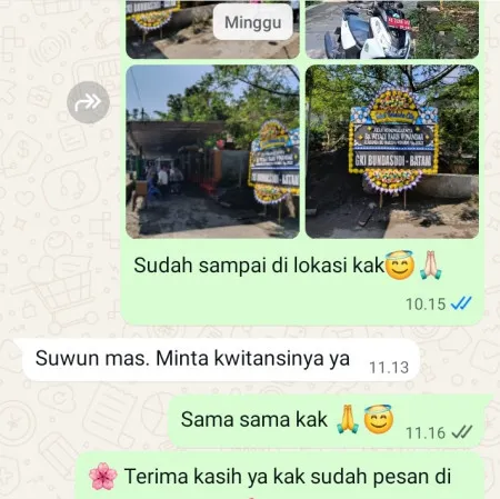 Pengiriman Papan Bunga Duka Rawajati